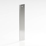 Colonial Bronze - 1.5'' center-to-center, 2.5'' overall, 1'' Rectangular Backplate for use with 8-32 screws hand finished in Polished Nickel - Polished Nickel