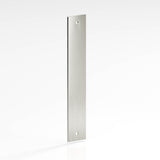 Colonial Bronze - 8'' center-to-center, 9'' overall, 1'' Rectangular Backplate for use with 8-32 screws hand finished in Satin Nickel - Satin Nickel