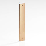 Colonial Bronze - 8'' center-to-center, 9'' overall, 1.25'' Rectangular, stepped Backplate for use with 8-32 screws hand finished in Satin Bronze - Satin Bronze