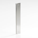 Colonial Bronze - 1.5'' diameter custom length Rectangular, stepped Backplate for use with 1/4-20 screws hand finished in Polished Nickel - Polished Nickel