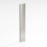 Colonial Bronze - 10'' center-to-center, 11'' overall, 1.5'' Rectangular, stepped Backplate for use with 1/4-20 screws hand finished in Satin Nickel - Satin Nickel