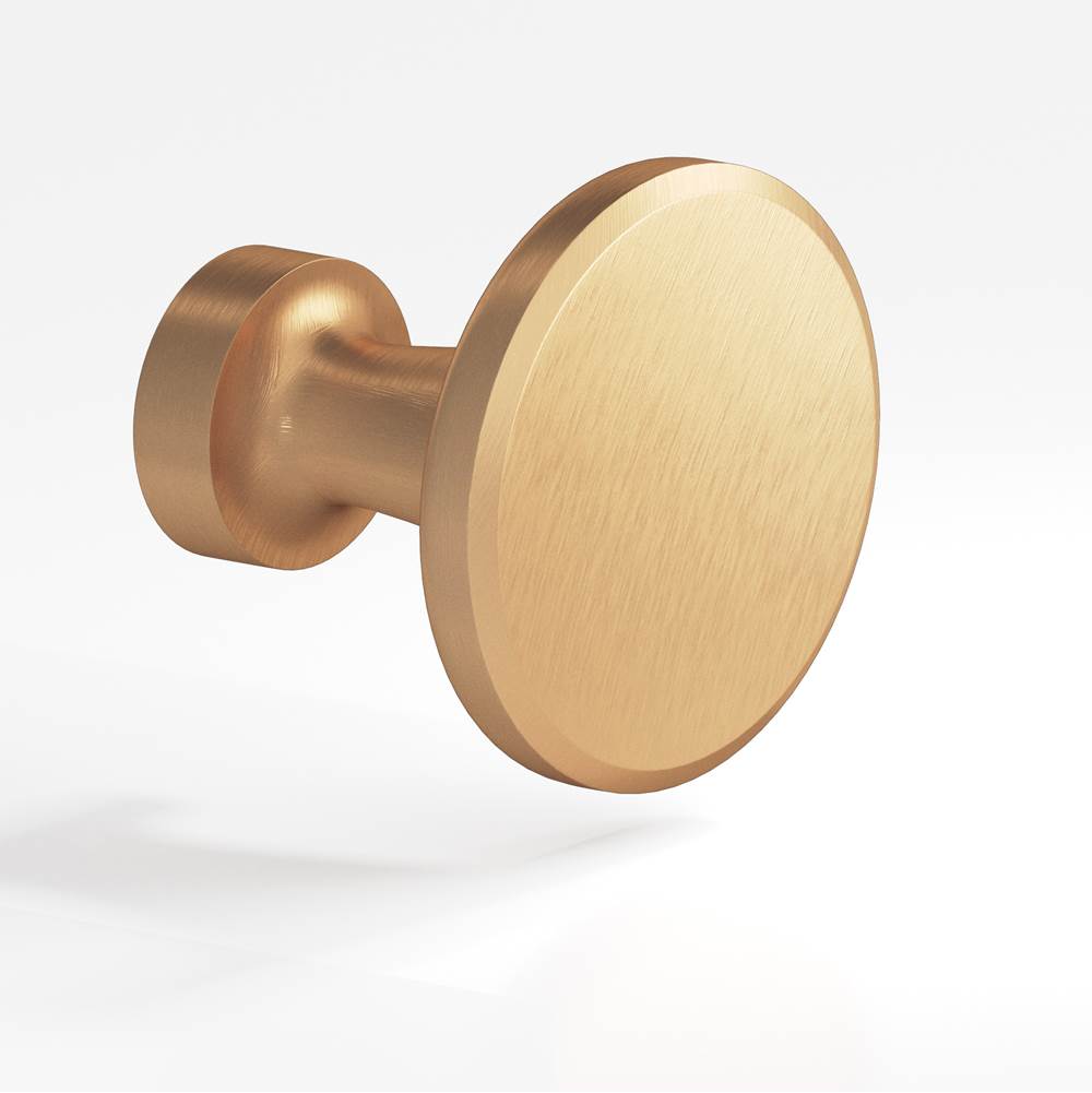 Colonial Bronze - 1.375'' diameter Round Cabinet Knob hand finished in Matte Satin Bronze - Matte Satin Bronze