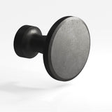 Colonial Bronze - 1.0625'' diameter Round Cabinet Knob hand finished in Distressed Satin Black - Distressed Satin Black