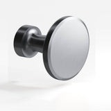 Colonial Bronze - 1.25'' diameter Round Cabinet Knob hand finished in Satin Chrome - Satin Chrome