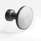 Colonial Bronze - 1.0625'' diameter Round Cabinet Knob hand finished in Matte Satin Chrome - Matte Satin Chrome