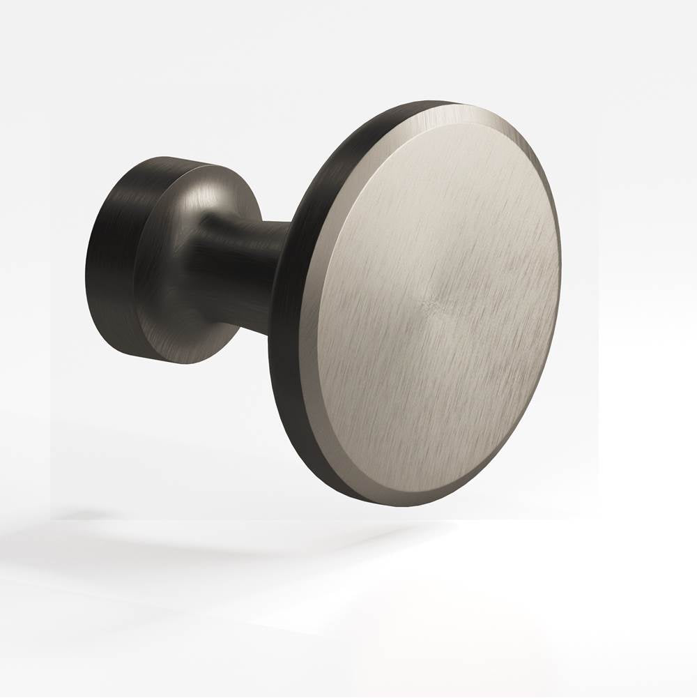 Colonial Bronze - 1.25'' diameter Round Cabinet Knob hand finished in Matte Pewter - Matte Pewter