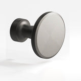 Colonial Bronze - 1.25'' diameter Round Cabinet Knob hand finished in Frost Nickel - Frost Nickel