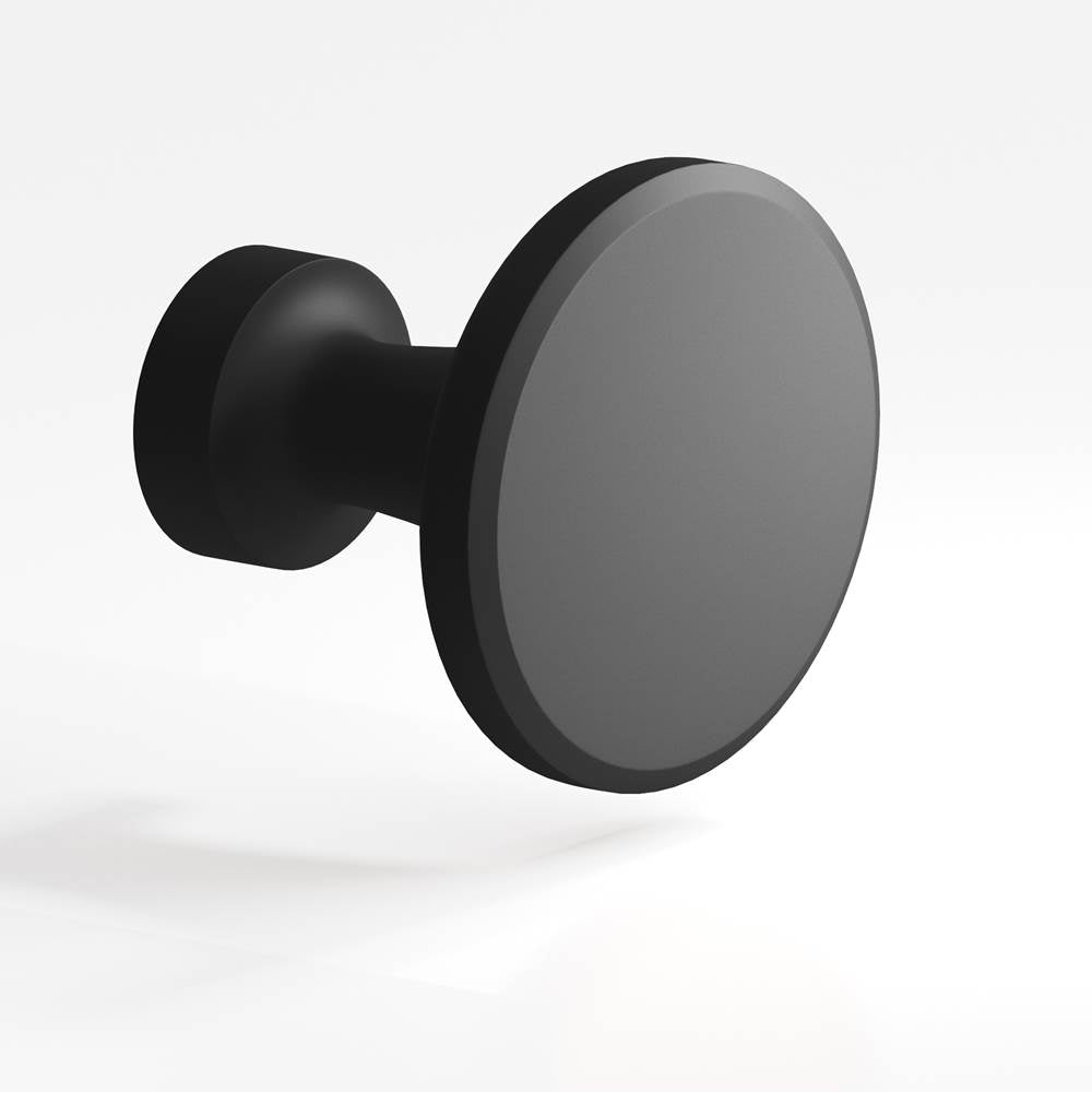 Colonial Bronze - 1.0625'' diameter Round Cabinet Knob hand finished in Matte Graphite - Matte Graphite