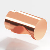 Colonial Bronze - 0.5'' diameter Round Cabinet Knob hand finished in Satin Copper - Satin Copper