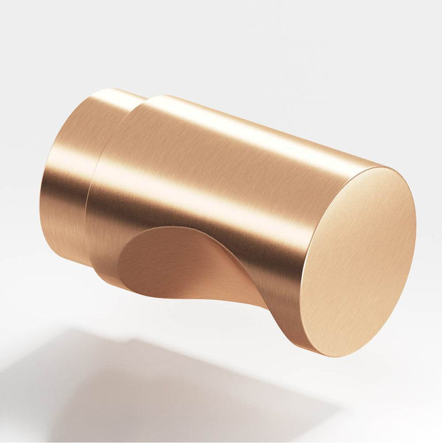 Colonial Bronze - 0.5'' diameter Round Cabinet Knob hand finished in Satin Bronze - Satin Bronze