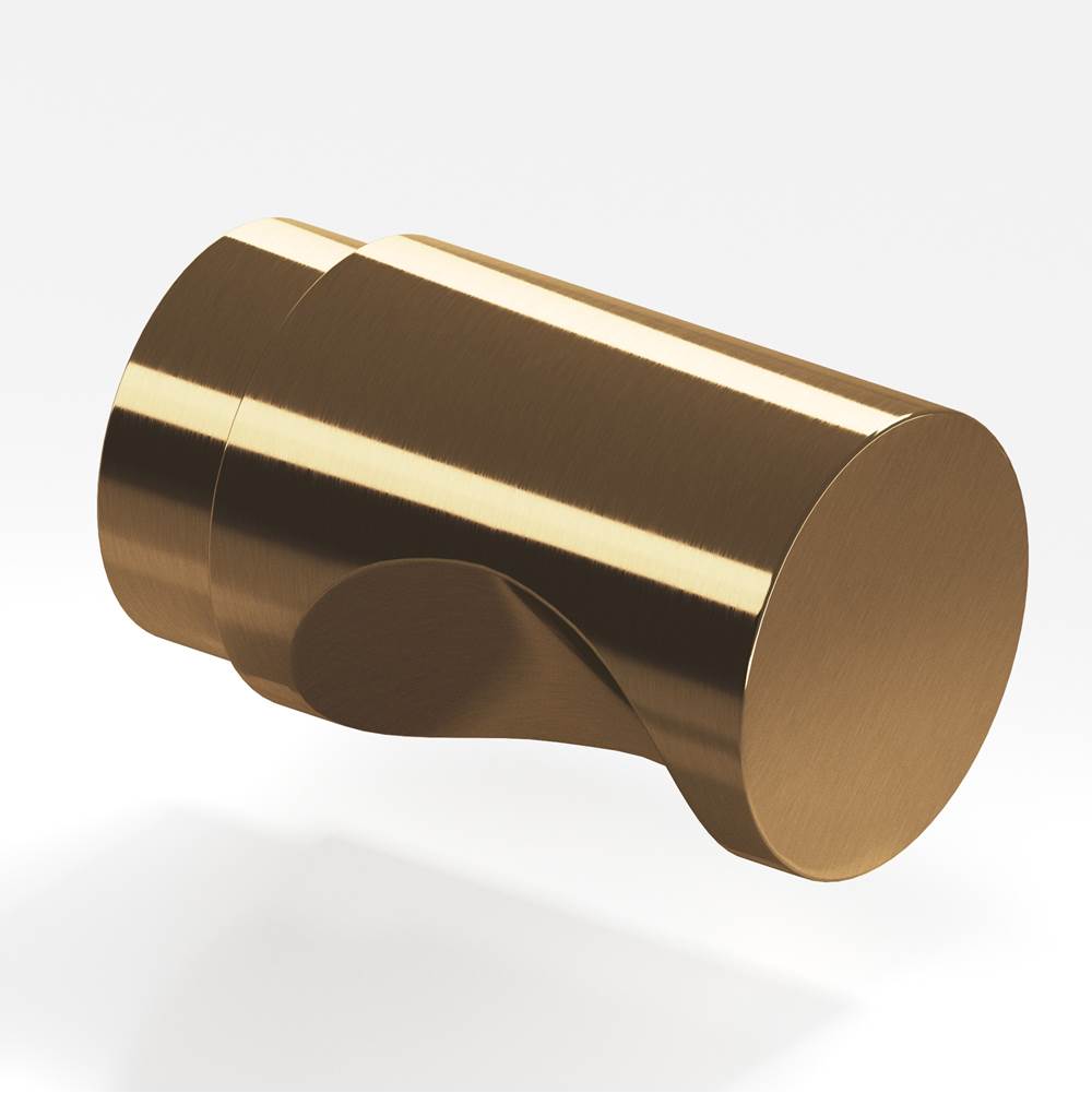 Colonial Bronze - 0.5'' diameter Round Cabinet Knob hand finished in Light Statuary Bronze - Light Statuary Bronze