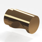 Colonial Bronze - 0.5'' diameter Round Cabinet Knob hand finished in Light Statuary Bronze - Light Statuary Bronze