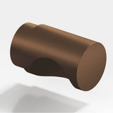 Colonial Bronze - 0.5'' diameter Round Cabinet Knob hand finished in Matte Oil Rubbed Bronze - Matte Oil Rubbed Bronze