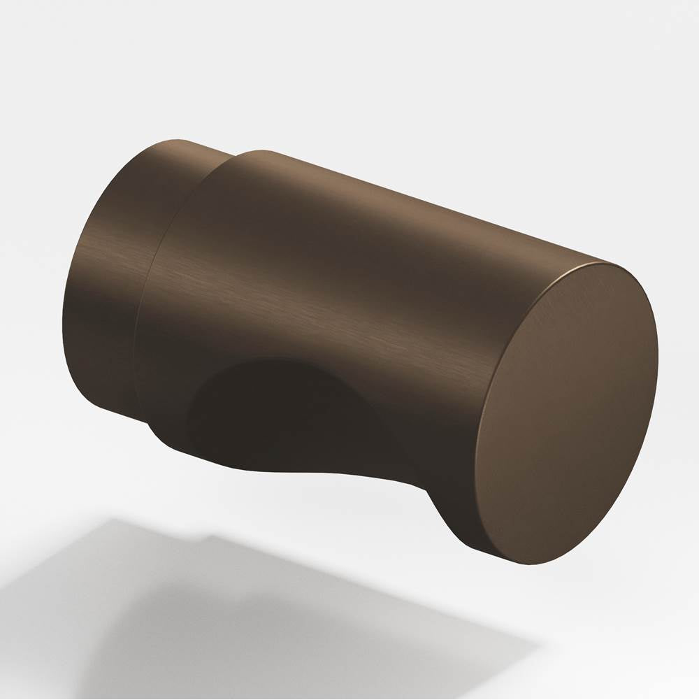 Colonial Bronze - 0.5'' diameter Round Cabinet Knob hand finished in Heritage Bronze - Heritage Bronze