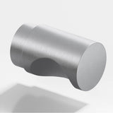 Colonial Bronze - 0.5'' diameter Round Cabinet Knob hand finished in Matte Satin Chrome - Matte Satin Chrome