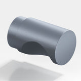 Colonial Bronze - 0.75'' diameter Round Cabinet Knob hand finished in Frost Chrome - Frost Chrome