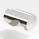 Colonial Bronze - 0.75'' diameter Round Cabinet Knob hand finished in Polished Nickel - Polished Nickel