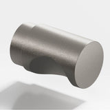Colonial Bronze - 0.5'' diameter Round Cabinet Knob hand finished in Frost Nickel - Frost Nickel