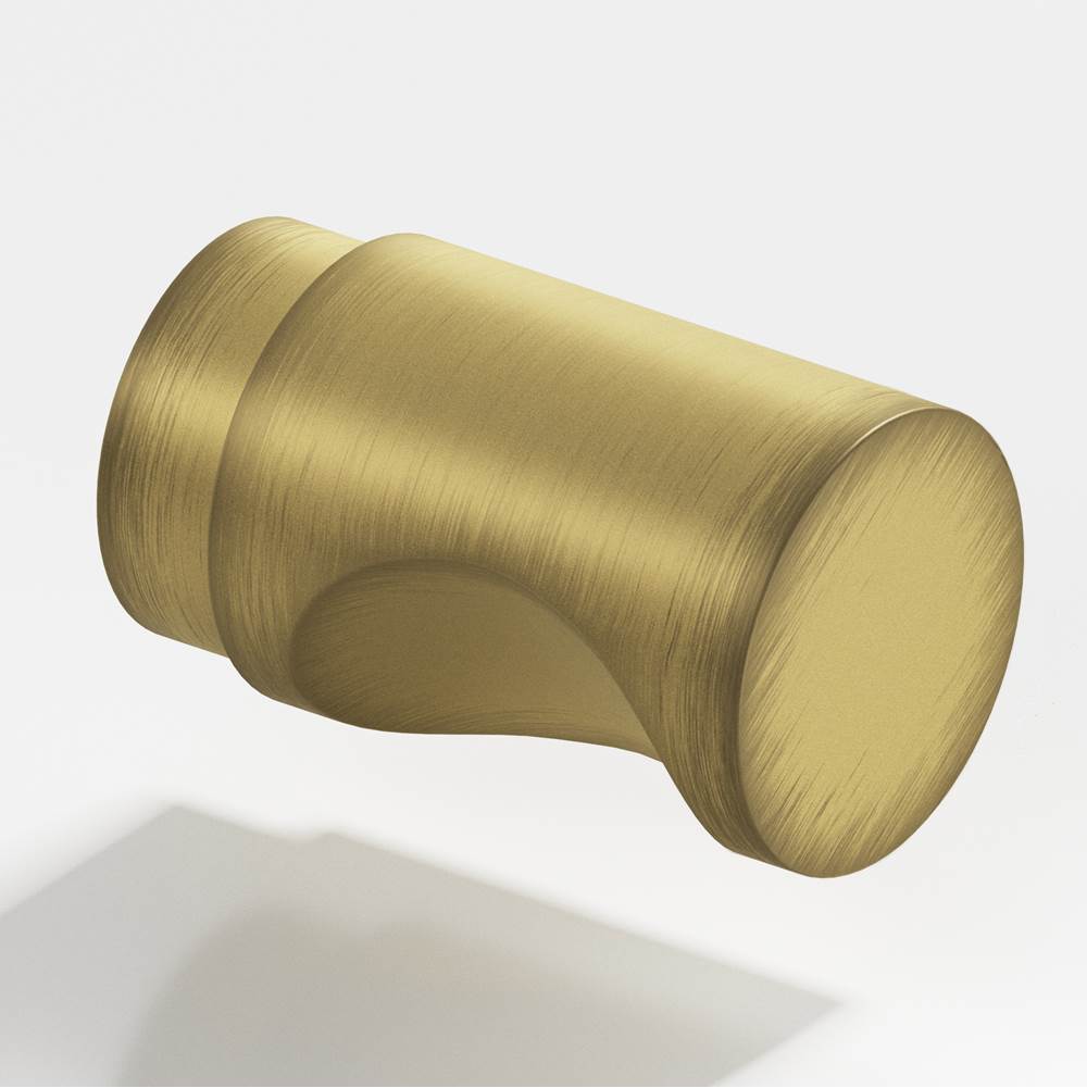 Colonial Bronze - 1'' diameter Round Cabinet Knob, Back-to-Back Shower Door Knob Kit hand finished in Matte Antique Satin Brass - Matte Antique Satin Brass