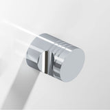 Colonial Bronze - 0.75'' diameter Round, grooved Cabinet Knob hand finished in Polished Chrome - Polished Chrome