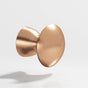 Colonial Bronze - 1'' diameter Round Cabinet Knob hand finished in Satin Bronze - Satin Bronze