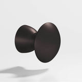 Colonial Bronze - 0.75'' diameter Round Cabinet Knob hand finished in Matte Dark Statuary Bronze - Matte Dark Statuary Bronze