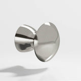 Colonial Bronze - 1'' diameter Round Cabinet Knob hand finished in Nickel Stainless - Nickel Stainless