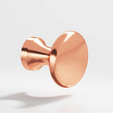 Colonial Bronze - 1.125'' diameter Round Cabinet Knob hand finished in Satin Copper - Satin Copper