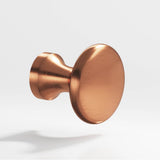 Colonial Bronze - 1.125'' diameter Round Cabinet Knob hand finished in Antique Copper - Antique Copper
