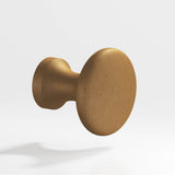 Colonial Bronze - 1.125'' diameter Round Cabinet Knob hand finished in Distressed Light Statuary Bronze - Distressed Light Statuary Bronze