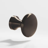 Colonial Bronze - 1.125'' diameter Round Cabinet Knob hand finished in Dark Statuary Bronze - Dark Statuary Bronze
