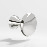 Colonial Bronze - 1.125'' diameter Round Cabinet Knob hand finished in Polished Nickel - Polished Nickel