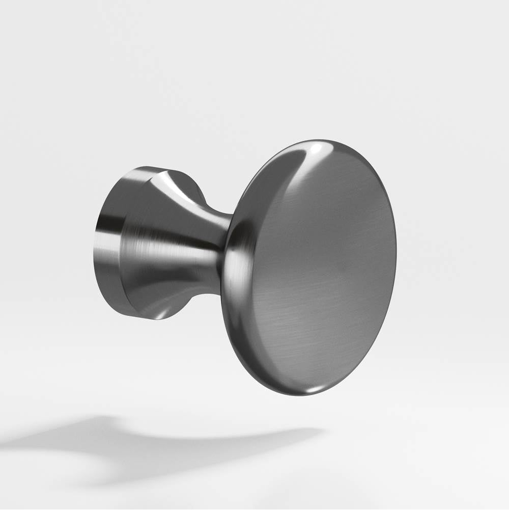 Colonial Bronze - 0.875'' diameter Round Cabinet Knob hand finished in Graphite - Graphite