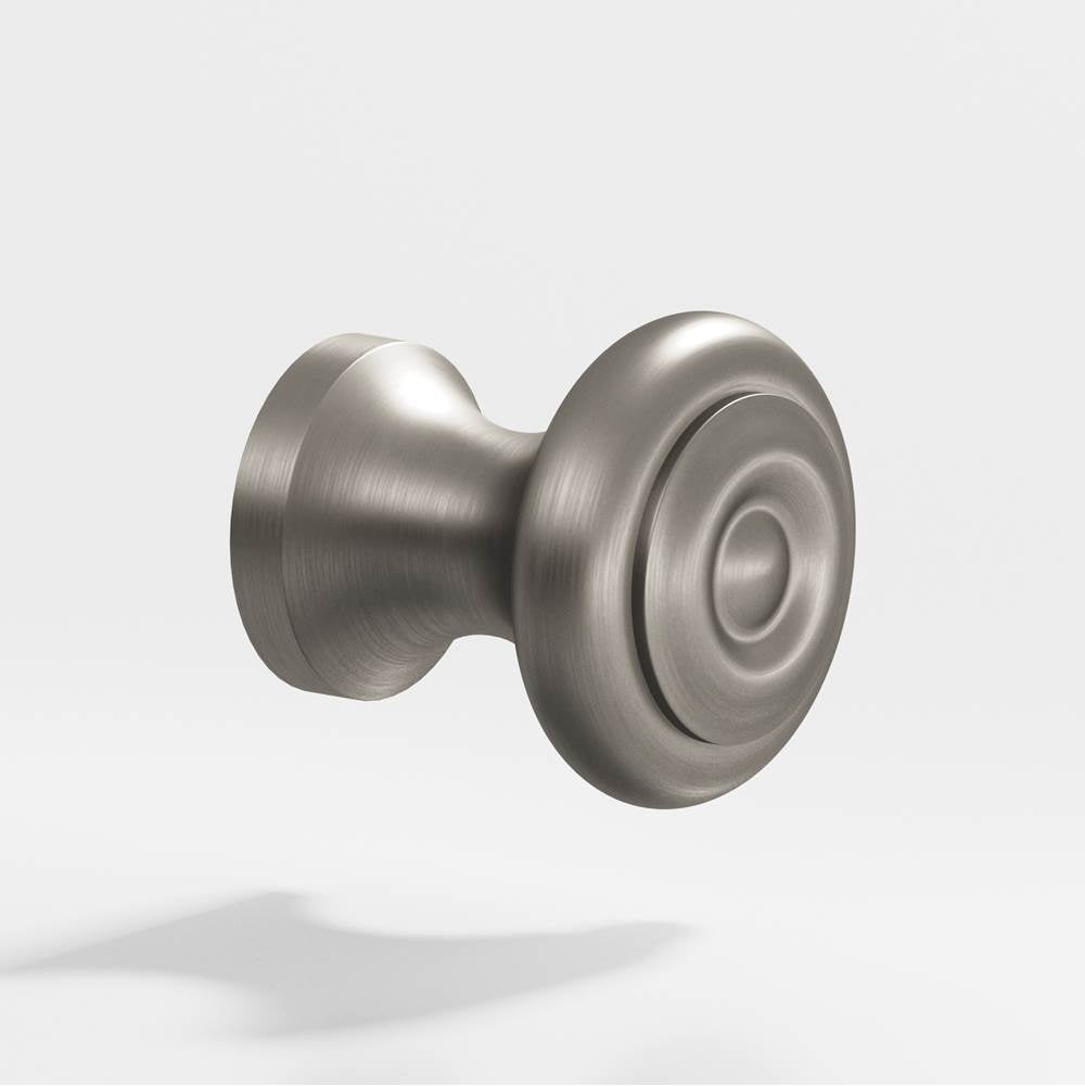 Colonial Bronze - 0.875'' diameter Round Cabinet Knob hand finished in Matte Pewter - Matte Pewter