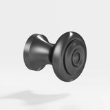 Colonial Bronze - 0.625'' diameter Round Cabinet Knob hand finished in Matte Graphite - Matte Graphite