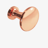 Colonial Bronze - 1.0625'' diameter Round Cabinet Knob hand finished in Satin Copper - Satin Copper