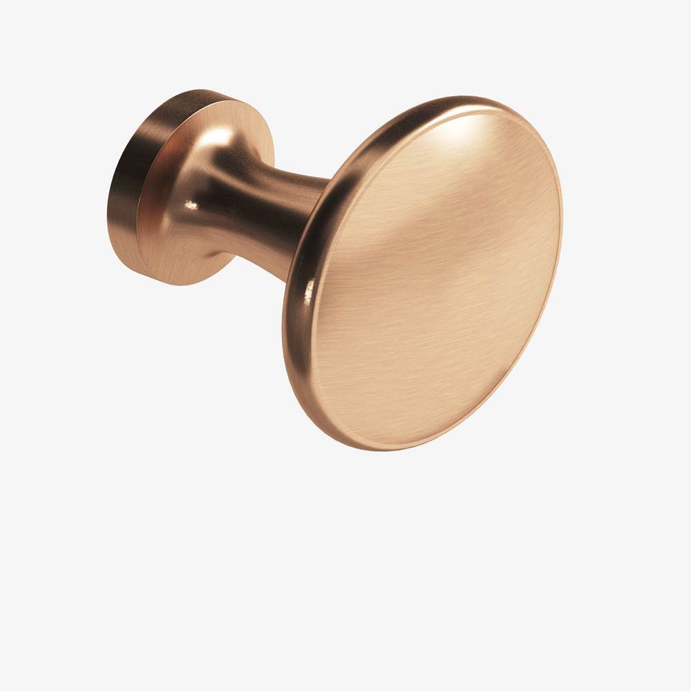 Colonial Bronze - 1.0625'' diameter Round Cabinet Knob hand finished in Satin Bronze - Satin Bronze