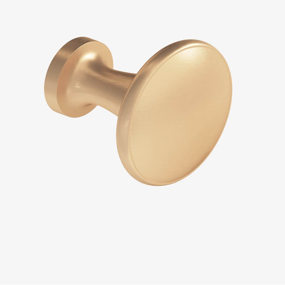 Colonial Bronze - 1.375'' diameter Round Cabinet Knob, Back-to-Back Shower Door Knob Kit hand finished in Matte Satin Bronze - Matte Satin Bronze