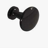 Colonial Bronze - 1.0625'' diameter Round Cabinet Knob hand finished in Satin Black - Satin Black