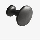 Colonial Bronze - 1.0625'' diameter Round Cabinet Knob hand finished in Distressed Satin Black - Distressed Satin Black