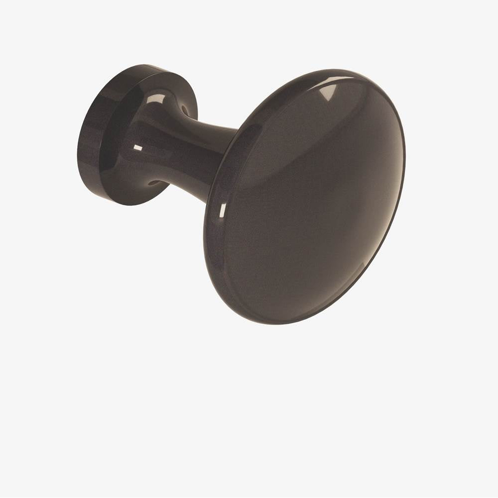 Colonial Bronze - 1.0625'' diameter Round Cabinet Knob hand finished in Dark Statuary Bronze - Dark Statuary Bronze