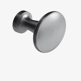 Colonial Bronze - 1.0625'' diameter Round Cabinet Knob hand finished in Matte Satin Chrome - Matte Satin Chrome