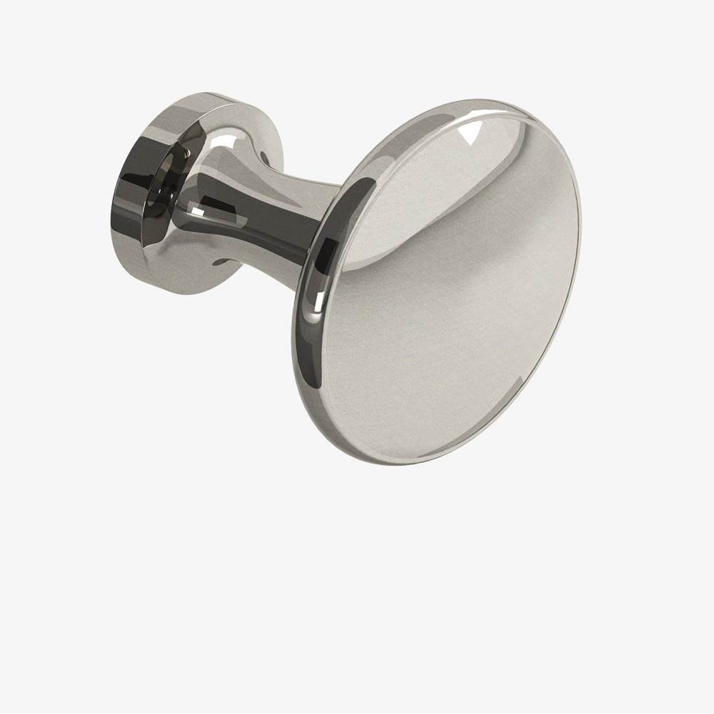 Colonial Bronze - 1.0625'' diameter Round Cabinet Knob hand finished in Nickel Stainless - Nickel Stainless