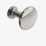 Colonial Bronze - 1.0625'' diameter Round Cabinet Knob hand finished in Nickel Stainless - Nickel Stainless