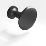 Colonial Bronze - 1.0625'' diameter Round Cabinet Knob hand finished in Matte Graphite - Matte Graphite