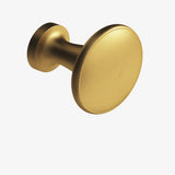 Colonial Bronze - 1.0625'' diameter Round Cabinet Knob hand finished in Frost Brass - Frost Brass