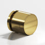 Colonial Bronze - 1'' diameter Round, grooved and striped Cabinet Knob hand finished in Antique Bronze and Antique Bronze - Antique Bronze,Antique Bronze