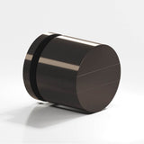 Colonial Bronze - 1'' diameter Round, grooved and striped Cabinet Knob hand finished in Dark Statuary Bronze and Dark Statuary Bronze - Dark Statuary Bronze,Dark Statuary Bronze