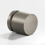 Colonial Bronze - 1'' diameter Round, grooved and striped Cabinet Knob hand finished in Matte Pewter and Matte Pewter - Matte Pewter,Matte Pewter