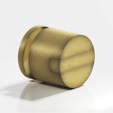 Colonial Bronze - 1'' diameter Round, grooved and striped Cabinet Knob hand finished in Matte Antique Satin Brass and Matte Antique Satin Brass - Matte Antique Satin Brass,Matte Antique Satin Brass
